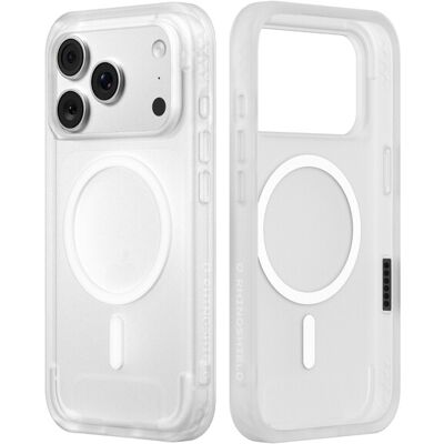 RHINOSHIELD MagSafe Telefoonhoesje, compatibel met iPhone 17 Pro & iPhone 18 Pro, SolidX, versterkte schokabsorberende bescherming, minimalistisch en slank design met bescherming van militaire kwaliteit, Mat transparant RHINOSHIELD MagSafe Telefoonhoesje, compatibel met iPhone 17 Pro & iPhone 18 Pro, SolidX, versterkte schokabsorberende bescherming, minimalistisch en slank design met bescherming van militaire kwaliteit, Mat transparant