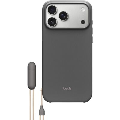 Beats iPhone 17 Pro Max Kickstand Case kunststof hoesje, grijs Beats iPhone 17 Pro Max Kickstand Case kunststof hoesje, grijs