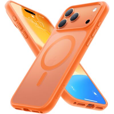 TORRAS Guardian-magnetische serie telefoonhoesje voor iPhone 17 Pro Max - Oranje TORRAS Guardian-magnetische serie telefoonhoesje voor iPhone 17 Pro Max - Oranje