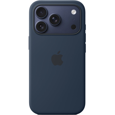 Apple iPhone 17 Pro Silicone Hoesje - Midnight Apple iPhone 17 Pro Silicone Hoesje - Midnight