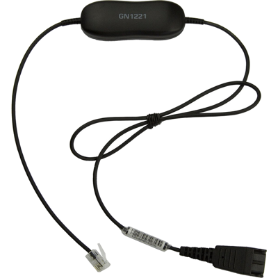 Jabra GN1221 geluidsbegrenzer QD naar RJ9 Jabra GN1221 geluidsbegrenzer QD naar RJ9