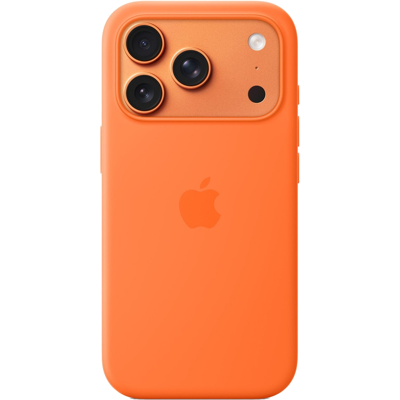 Apple iPhone 17 Pro Max Silicone Case - Oranje Apple iPhone 17 Pro Max Silicone Case - Oranje