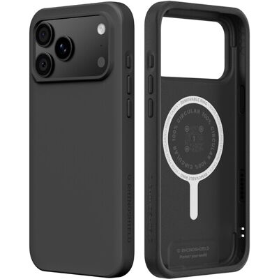 RHINOSHIELD MagSafe Telefoonhoesje, compatibel met iPhone 17 Pro Max & iPhone 18 Pro Max, SolidX, versterkte schokabsorberende bescherming, minimalistisch en slank design met bescherming van militaire kwaliteit, klassiek zwart RHINOSHIELD MagSafe Telefoonhoesje, compatibel met iPhone 17 Pro Max & iPhone 18 Pro Max, SolidX, versterkte schokabsorberende bescherming, minimalistisch en slank design met bescherming van militaire kwaliteit, klassiek zwart