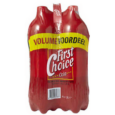 First Choice Cola Regular - 4 x 250 ml First Choice Cola Regular - 4 x 250 ml