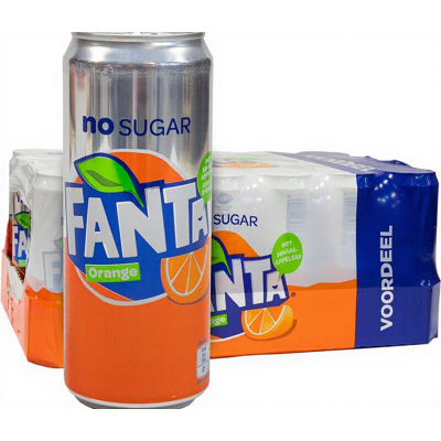 Fanta Sinaasappel Suikervrij 24 x 330 ml (slanke blikjes) Fanta Sinaasappel Suikervrij 24 x 330 ml (slanke blikjes)
