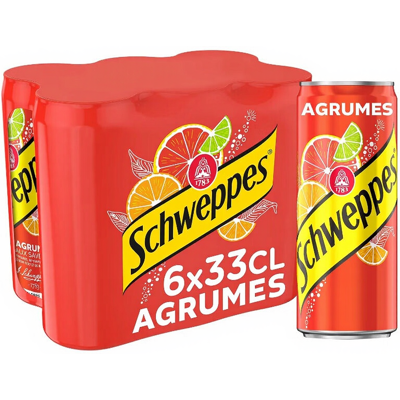 Schweppes Citrus Tonic Water - 6 x 330 ml Schweppes Citrus Tonic Water - 6 x 330 ml