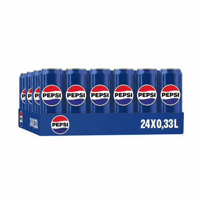 Pepsi Cola Regular Blik 24 x 330 ml Pepsi Cola Regular Blik 24 x 330 ml