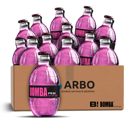 Bomba Energy Roze energiedrank (12 x 250 ml) Bomba Energy Roze energiedrank (12 x 250 ml)