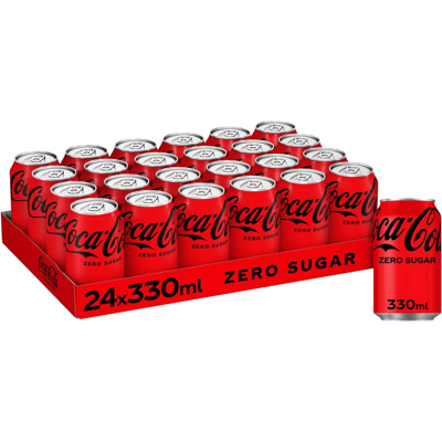Coca-Cola Zero Sugar Frisdrank (DK) - 24 x 330 ml Coca-Cola Zero Sugar Frisdrank (DK) - 24 x 330 ml