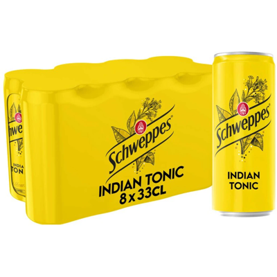 Schweppes Indian Tonic - 8 x 330 ml Schweppes Indian Tonic - 8 x 330 ml