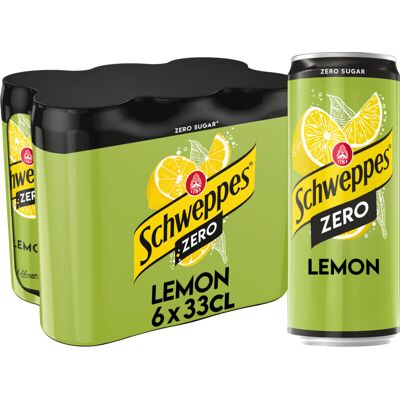 Schweppes Lemon Zero - 6 x 330 ml Schweppes Lemon Zero - 6 x 330 ml