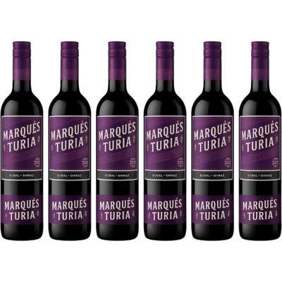Marqués del Turia Marques Del Turia Rode Wijn 6x750ml Marqués del Turia Marques Del Turia Rode Wijn 6x750ml