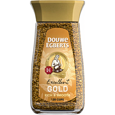 Douwe Egberts Excellent Gold Instant Koffie - 200 g Douwe Egberts Excellent Gold Instant Koffie - 200 g