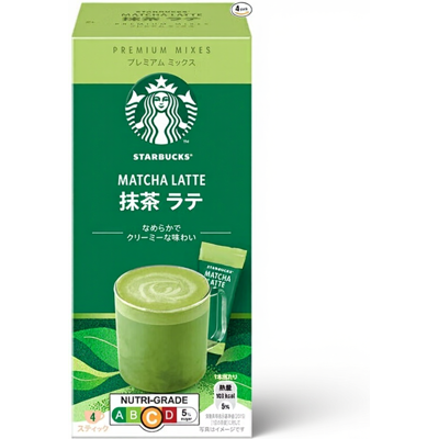 Starbucks matcha latte - 4 stuks, 96 g Starbucks matcha latte - 4 stuks, 96 g