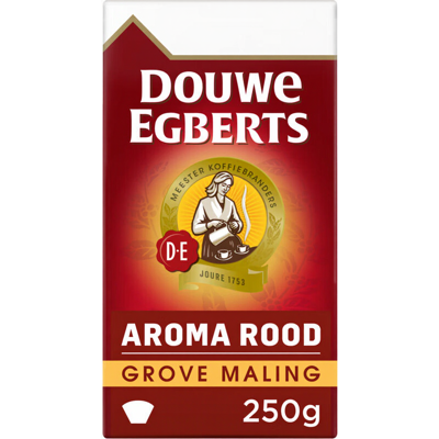 Douwe Egberts Aroma Rood Grove Malen Filterkoffie - 250 g Douwe Egberts Aroma Rood Grove Malen Filterkoffie - 250 g