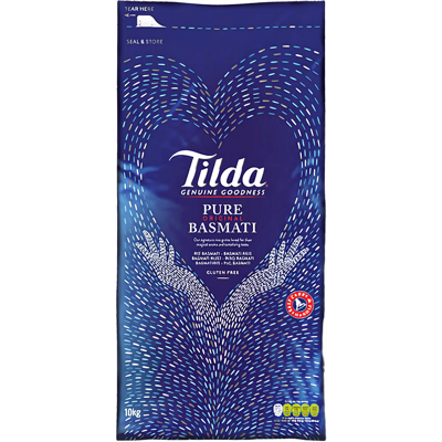 Tilda Originele Basmati Rijst - 10kg - Glutenvrij Tilda Originele Basmati Rijst - 10kg - Glutenvrij