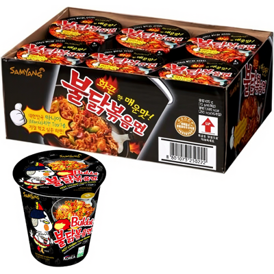 Samyang Pittige Kippen Smaak Cup Noedels - Instant Noodles Samyang Pittige Kippen Smaak Cup Noedels - Instant Noodles