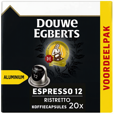 Douwe Egberts Ristretto Koffiecapsules - voor Nespresso Douwe Egberts Ristretto Koffiecapsules - voor Nespresso