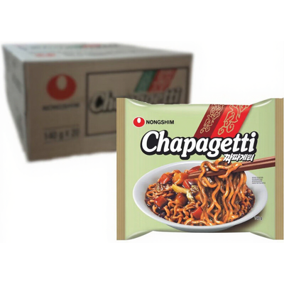 NongShim - Chapagetti, instant gebakken noedels - 140 g x 20 stuks - voordeelverpakking NongShim - Chapagetti, instant gebakken noedels - 140 g x 20 stuks - voordeelverpakking