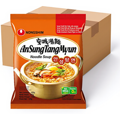 Nongshim Koreaanse instant noedelsoep (Ancheong noedelsoep) - 20 x 125 g Nongshim Koreaanse instant noedelsoep (Ancheong noedelsoep) - 20 x 125 g