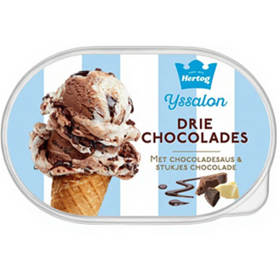 Hertog Jan IJs Salon Triple Chocolate - 825 ml Hertog Jan IJs Salon Triple Chocolate - 825 ml