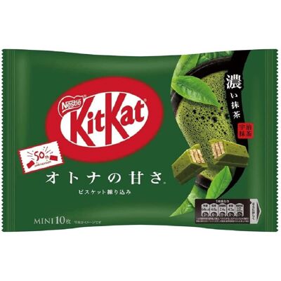 Nestle Kitkat Wafelbar Rijke Matcha 10st Nestle Kitkat Wafelbar Rijke Matcha 10st