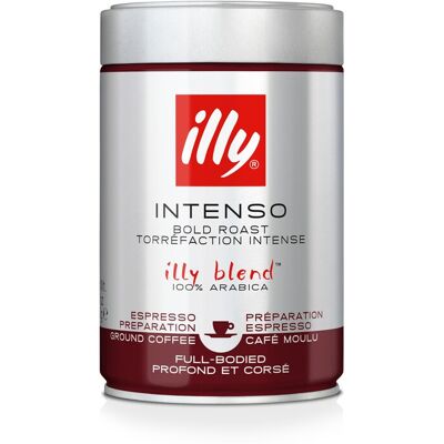 Illy Bold Roast Intenso Gemalen Koffie - 250 g Illy Bold Roast Intenso Gemalen Koffie - 250 g