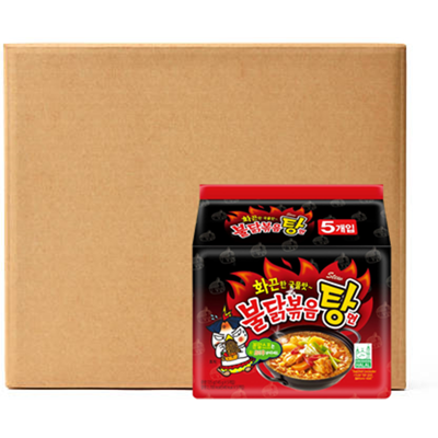 Samyang Buldak Pittige Kippensoep Ramen Noedels - Instant Noedels Samyang Buldak Pittige Kippensoep Ramen Noedels - Instant Noedels