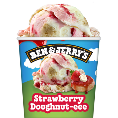 Ben & Jerry's Strawberry Doughnut-eee 393 g Ben & Jerry's Strawberry Doughnut-eee 393 g
