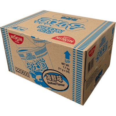 NISSIN Cup Noedels Zeevruchtensmaak 69 g * 24 NISSIN Cup Noedels Zeevruchtensmaak 69 g * 24