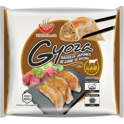 AUTHENTIC Gyoza met rundvlees 600 g AUTHENTIC Gyoza met rundvlees 600 g
