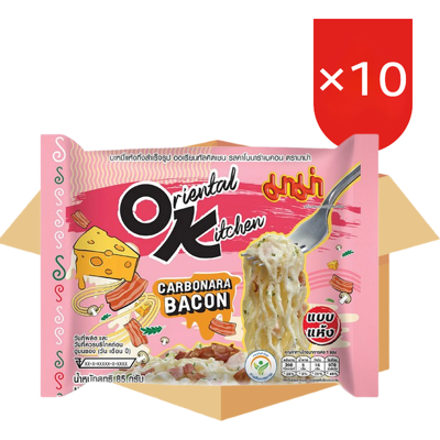 MAMA oosterse keuken instantnoedels carbonara-speksmaak 85 g x 10 (doos) MAMA oosterse keuken instantnoedels carbonara-speksmaak 85 g x 10 (doos)