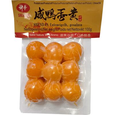 Shen Dan gezouten eendeneidooiers 100 g Shen Dan gezouten eendeneidooiers 100 g