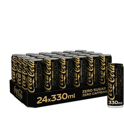 Coca-Cola suikervrije cafeïnevrije cola - 24 x 330 ml Coca-Cola suikervrije cafeïnevrije cola - 24 x 330 ml