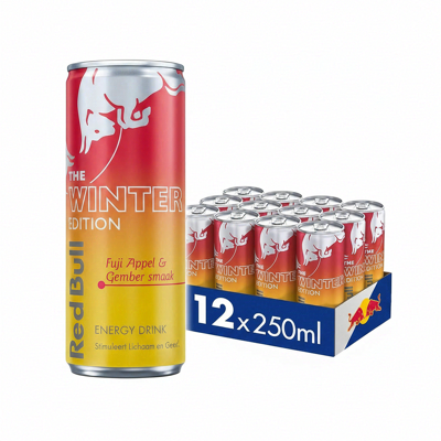 Red Bull Fuji-appel en gember energiedrank - 12 x 250 ml Red Bull Fuji-appel en gember energiedrank - 12 x 250 ml