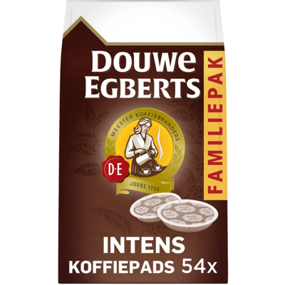 Douwe Egberts Intens Koffiepads - 54 stuks, 375 g Douwe Egberts Intens Koffiepads - 54 stuks, 375 g