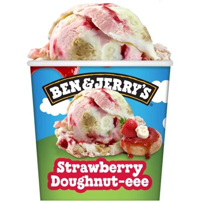 Ben & Jerry's Strawberry Doughnut-eee 393 g Ben & Jerry's Strawberry Doughnut-eee 393 g