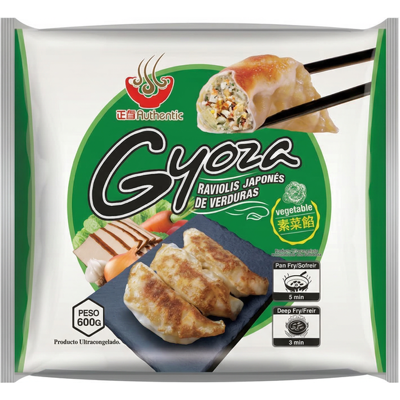AUTHENTIC Gyoza met Groenten 600 g AUTHENTIC Gyoza met Groenten 600 g