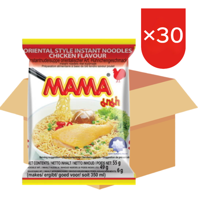 MAMA instantnoedels kip - 30 x 55 g MAMA instantnoedels kip - 30 x 55 g