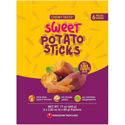 Nongshim Gedroogde Zoete Aardappel Snack - 500 g Nongshim Gedroogde Zoete Aardappel Snack - 500 g
