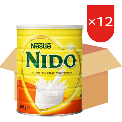 Nestle Nestlé Nido instant volle melkpoeder 12 x 900 g (Doos) Nestle Nestlé Nido instant volle melkpoeder 12 x 900 g (Doos)
