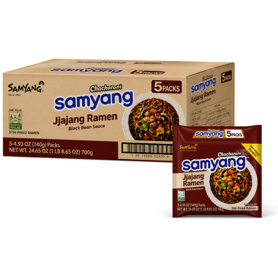 SAMYANG Ramen met zwartebonen-smaak 140 g × 5 × 8 SAMYANG Ramen met zwartebonen-smaak 140 g × 5 × 8