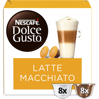 NESCAFÉ Nescafe Latte Macchiato Koffiecapsules - 8 stuks NESCAFÉ Nescafe Latte Macchiato Koffiecapsules - 8 stuks