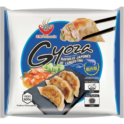 AUTHENTIC Gyoza met garnalen 600 g AUTHENTIC Gyoza met garnalen 600 g