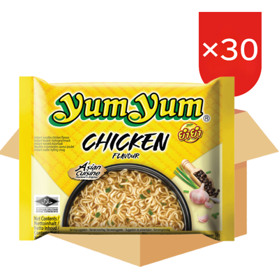Yum Yum Instant Noedels, Kipsmaak, 30 x 60 g (Bulkverpakking) Yum Yum Instant Noedels, Kipsmaak, 30 x 60 g (Bulkverpakking)