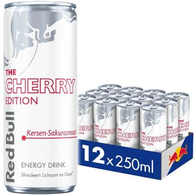 Red Bull Energy Drink The Cherry Edition Sakura 12 x 250 ml Red Bull Energy Drink The Cherry Edition Sakura 12 x 250 ml