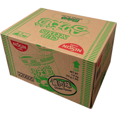 NISSIN Cup Noodles Kipsmaak 70 g * 24 NISSIN Cup Noodles Kipsmaak 70 g * 24