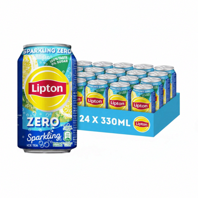 Lipton Sparkling Zero Ice Tea - 24 x 330ml Lipton Sparkling Zero Ice Tea - 24 x 330ml