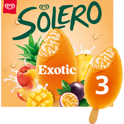 Solero Exotic Vanille-ijsje - IJsjes Solero Exotic Vanille-ijsje - IJsjes