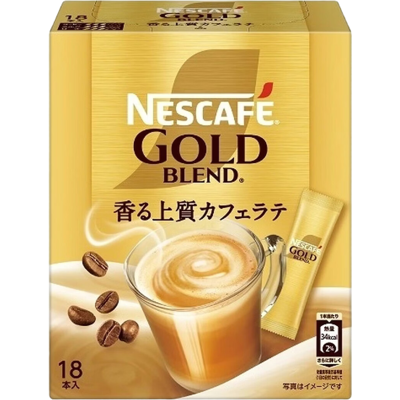 Nestle Gold Blend instantkoffie sticks 18 stuks Nestle Gold Blend instantkoffie sticks 18 stuks